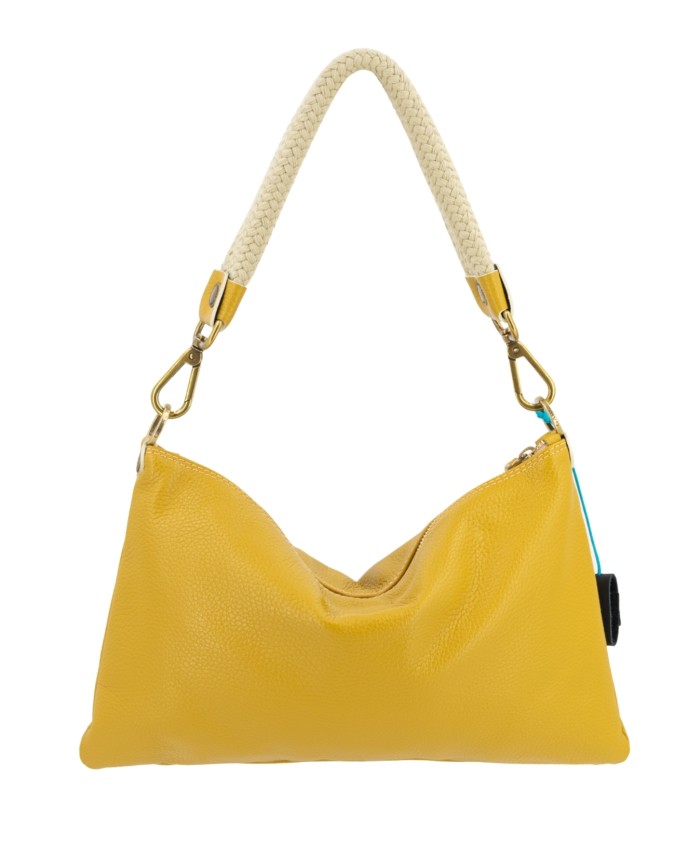 Gabs - Borsa a spalla e tracolla Beyonce Tg.M Est West Nastro corda Gold