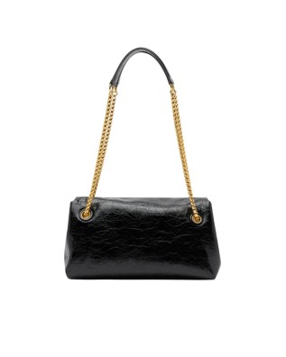  Trussardi - Borsa a tracolla mini in pelle cracklé con catena 2