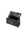 Trussardi - Borsa a tracolla mini in pelle cracklé con catena Orbita