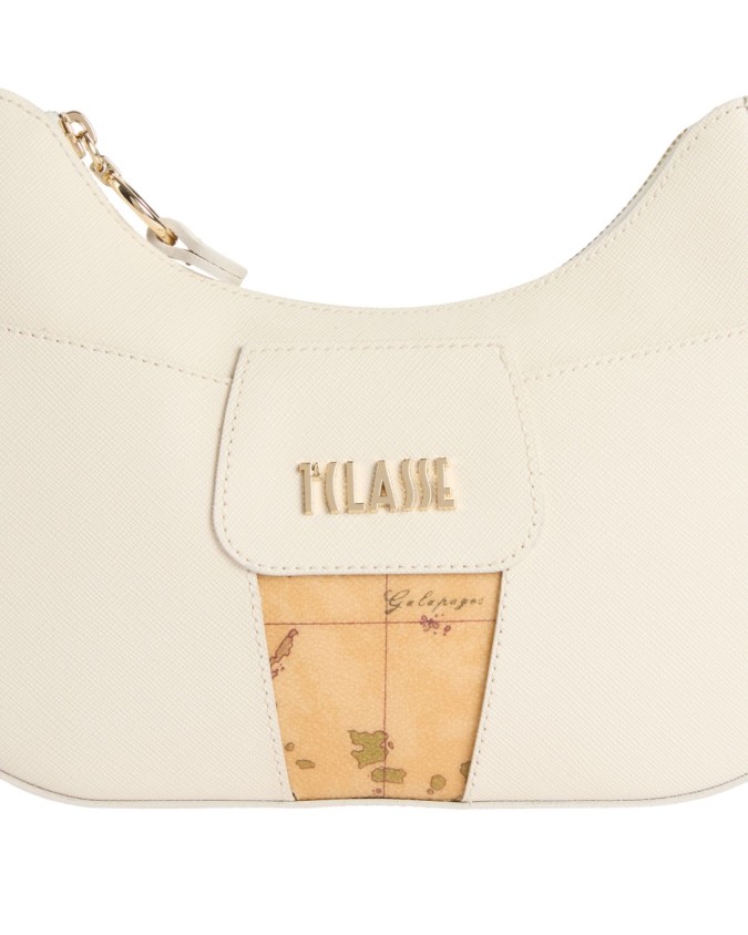 Alviero Martini Prima Classe - Borsa a tracolla in tessuto goffrato Bloom City