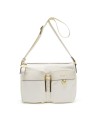 Nannini - Nylon and leather crossbody bag with Liberty-print