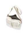 Nannini - Nylon and leather crossbody bag with Liberty-print