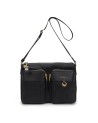 Nannini - Nylon and leather crossbody bag with Liberty-print