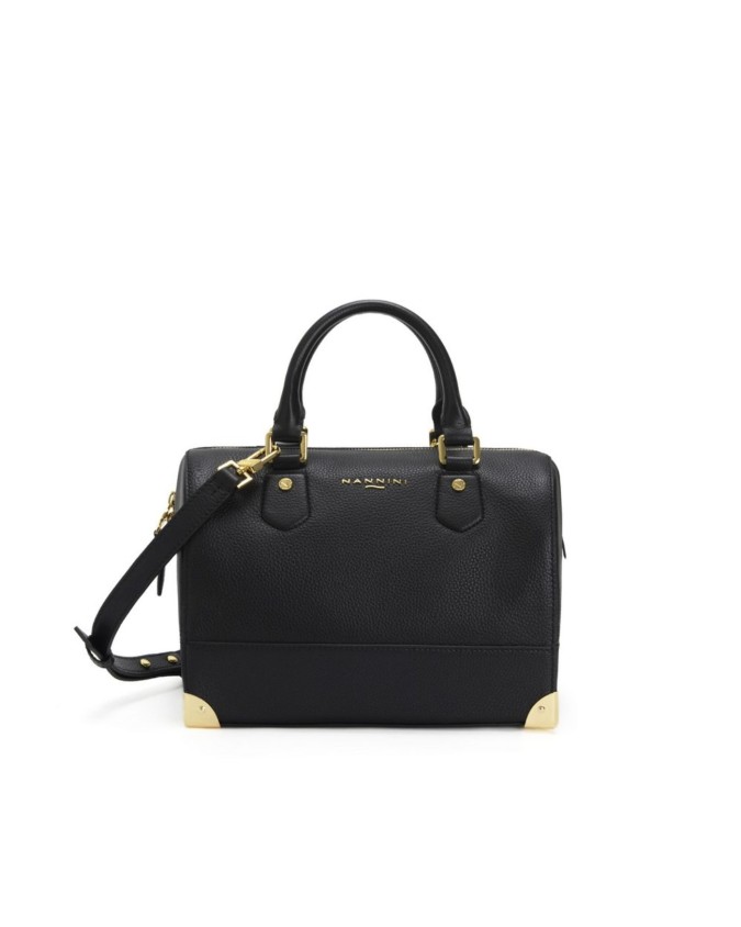 Nannini - Borsa bauletto in pelle con tracolla Danuta
