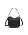 Nannini - Borsa a spalla in pelle hobo con tracolla Danuta