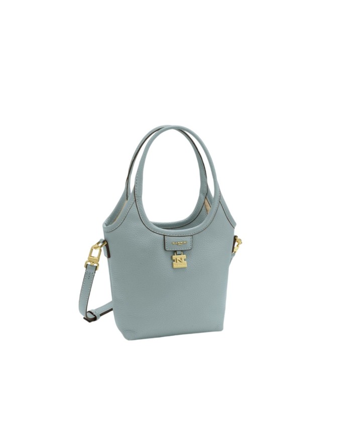 Nannini - Borsa a mano piccola con tracolla in pelle Piera