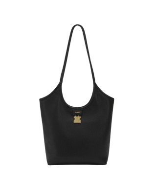 Nannini - Piera Large Leather Shoulder Bag - Black