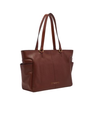 The Bridge - Borsa in pelle shopper con tasche laterali Letizia 2