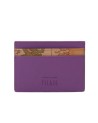 Alviero Martini Prima Classe - Unisex credit card holder in Bloom City embossed fabric