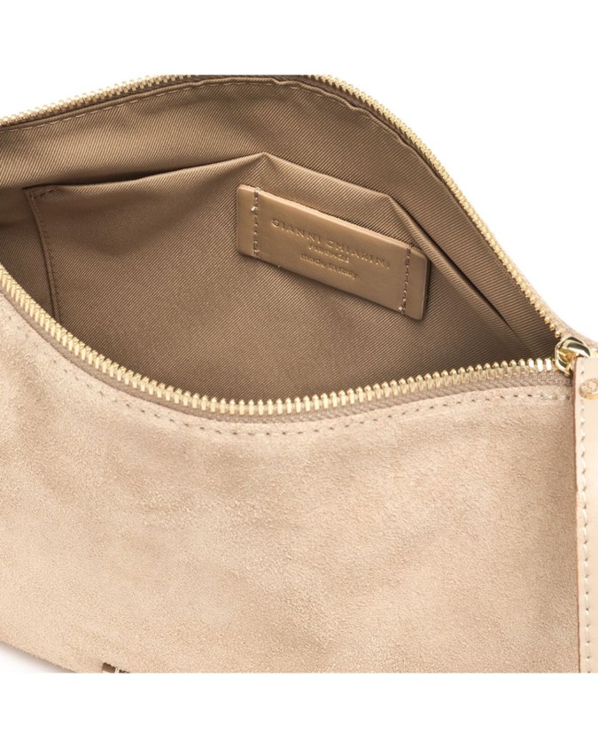 Gianni Chiarini - Pochette donna grande in pelle scamosciata