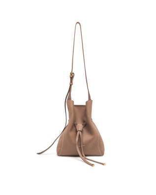  Gianni Chiarini - Borsa a secchiello con coulisse in pelle
