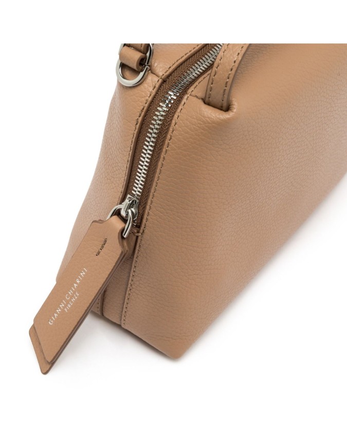  Gianni Chiarini - Borsa a tracolla grande in pelle con doppi