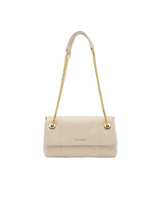 Trussardi - Borsa a tracolla in pelle mini con catena Orbita