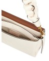 Coccinelle - Borsa a mano in pelle con manico intrecciato Small Boheme