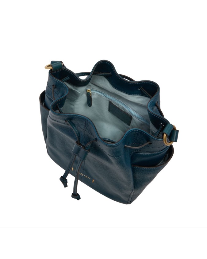 The Bridge - Borsa secchiello in pelle con tracolla Letizia