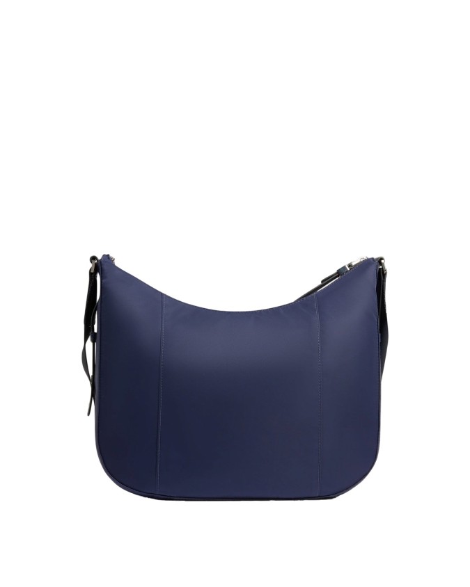  Piquadro - Borsa tracolla donna in pelle e tessuto riciclato