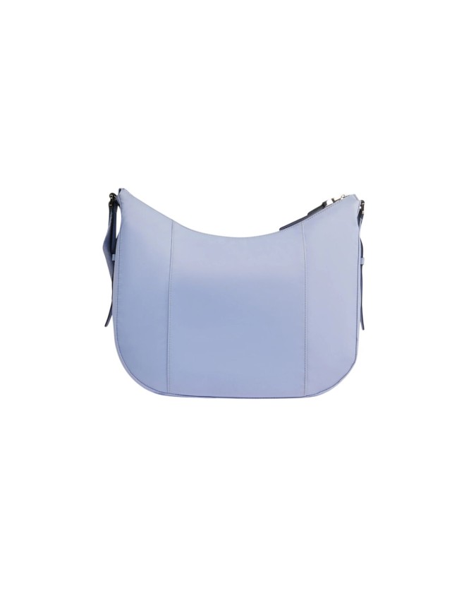  Piquadro - Borsa a tracolla donna in pelle e tessuto riciclato