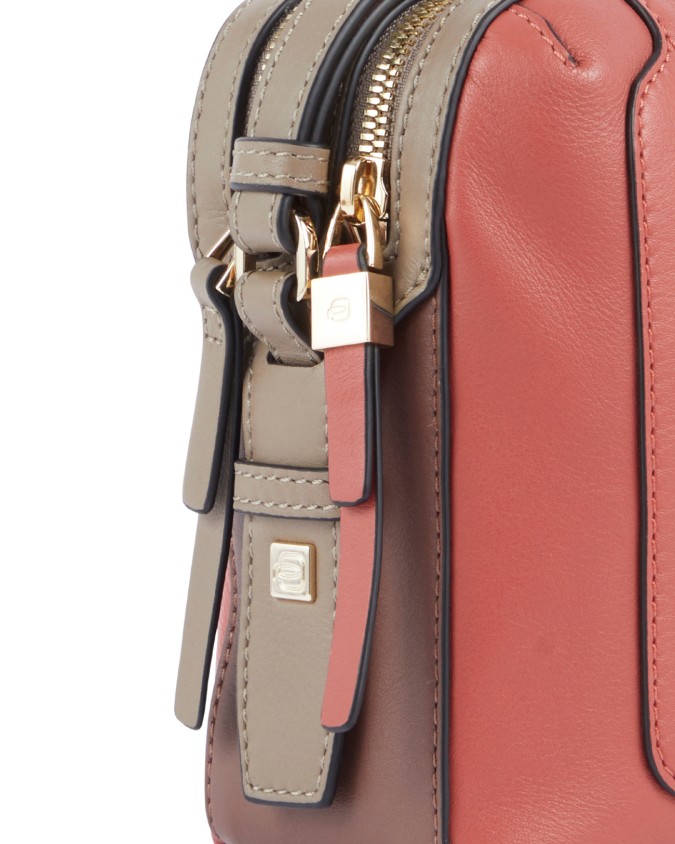  Piquadro - Tracolla in pelle modello Camera Case Circle