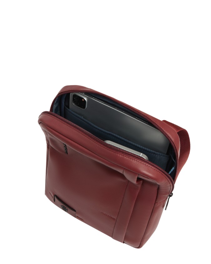  Piquadro - Borsello uomo in pelle porta Ipad 11