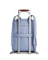 Piquadro - Damenrucksack aus Leder und recyceltem Stoff mit Platz für einen 14-Zoll-Laptop – Circle