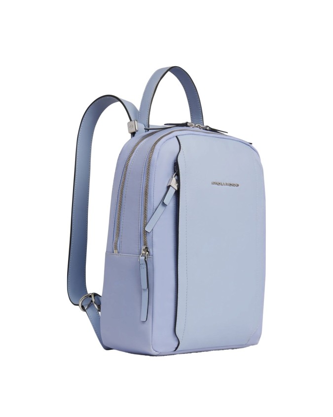 Piquadro - Zaino donna porta iPad®Pro 12,9" in pelle e tessuto