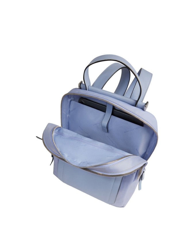  Piquadro - Zaino donna porta iPad®Pro 12,9" in pelle e tessuto