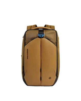 Piquadro – 14-inch laptop travel backpack made of vegan...