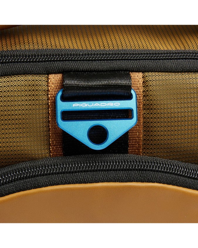 Piquadro - Tracolla uomo in materiale bio-based PQ-Earth