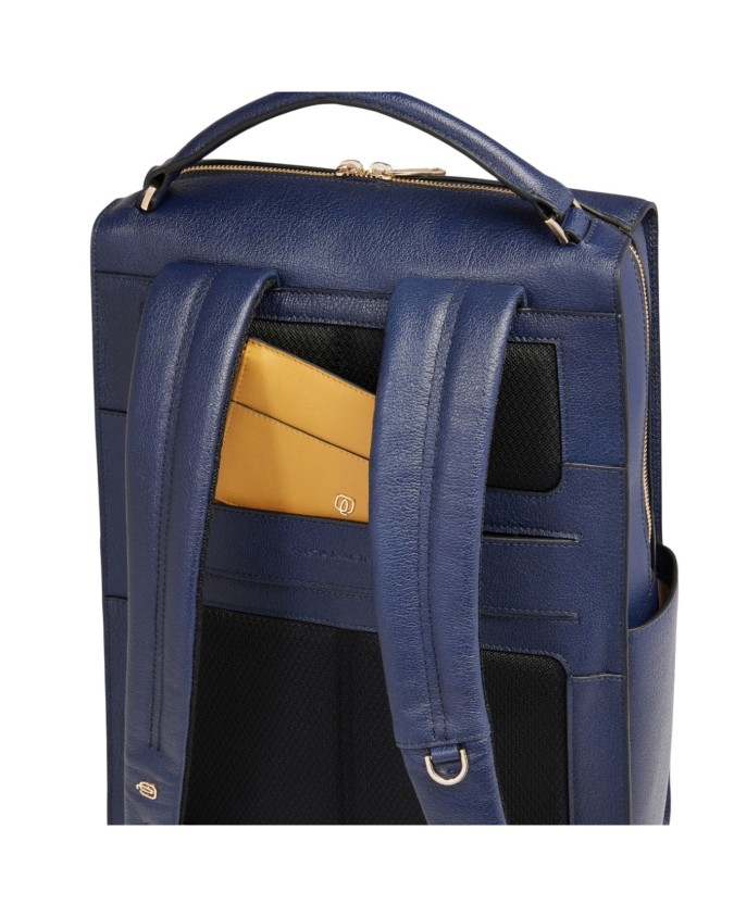  Piquadro – Zaino donna in pelle porta pc 14’’ con tasche