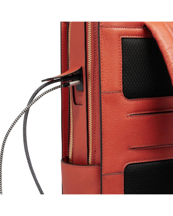  Piquadro - Zaino donna in pelle porta pc 15,6" con protezione