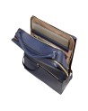  Piquadro - Zaino donna in pelle porta pc 15,6" con protezione