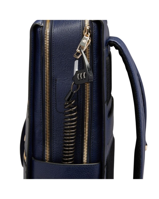  Piquadro - Zaino donna in pelle porta pc 15,6" con protezione