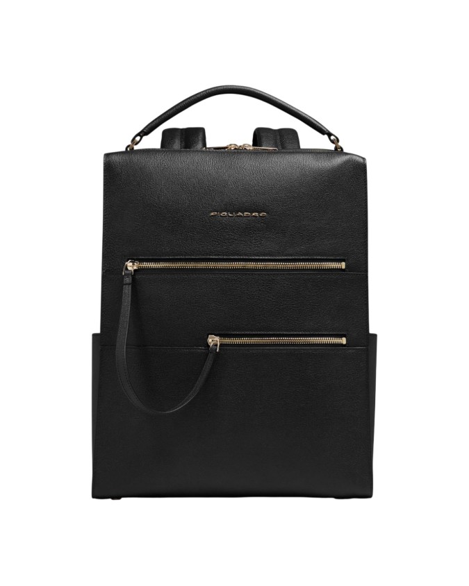  Piquadro - Zaino donna in pelle porta pc 15,6" con protezione