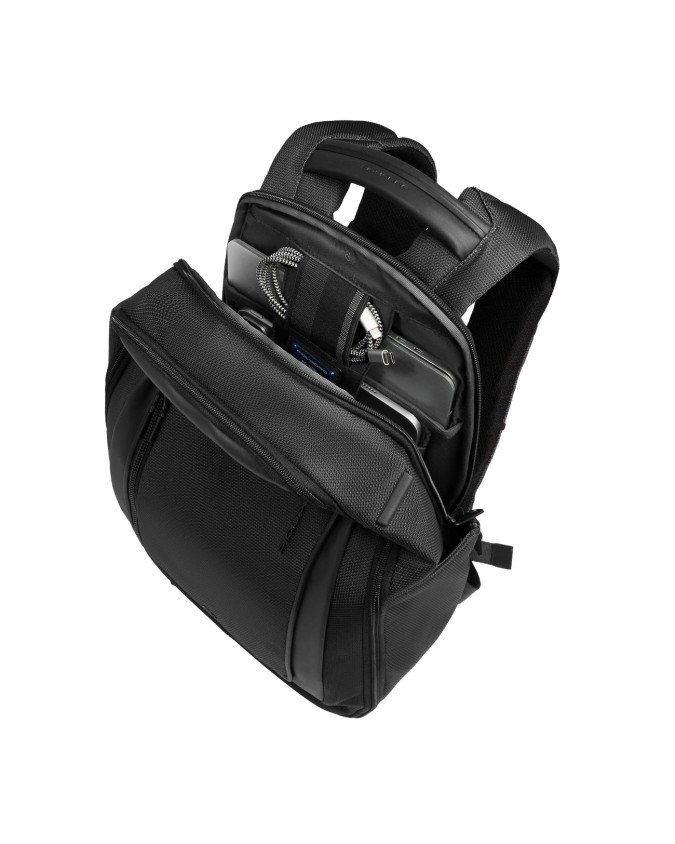 Piquadro - Zaino da viaggio uomo in tessuto riciclato e pelle porta pc 14" Lyss