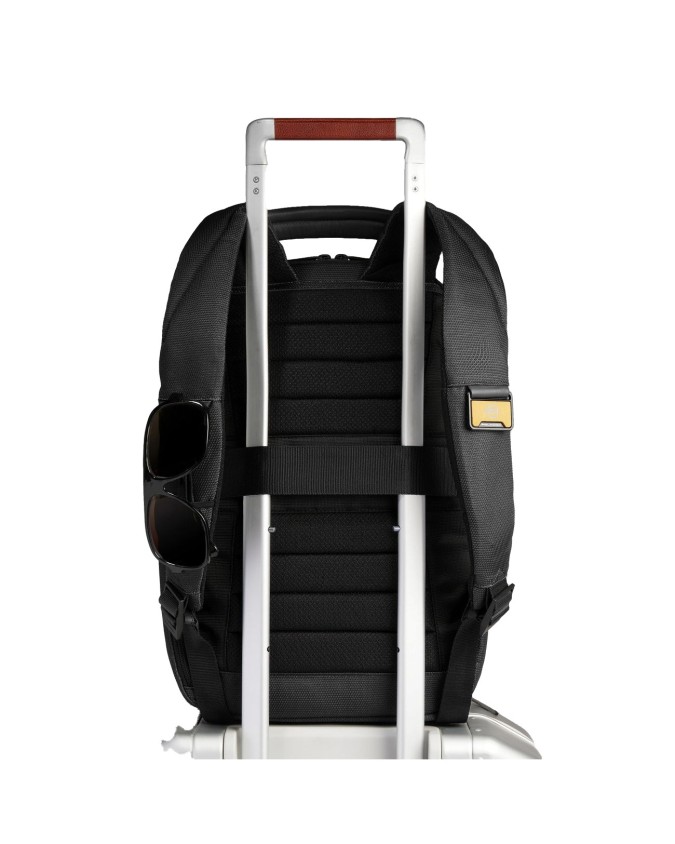 Piquadro - Zaino da viaggio uomo in tessuto riciclato e pelle porta pc 14" Lyss