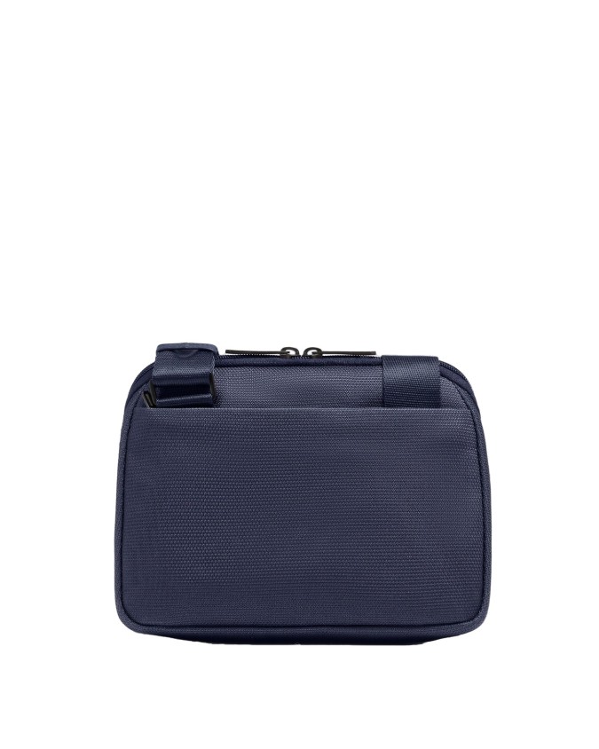 Piquadro - Tracolla orizzontale uomo porta iPad®mini in tessuto riciclato e pelle Lyss