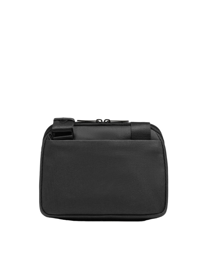 Piquadro - Tracolla orizzontale uomo porta iPad®mini in tessuto riciclato e pelle Lyss