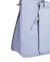 Piquadro – Doppeltgrifftasche aus Leder und recyceltem Stoff, erweiterbar, für 15,6-Zoll-Laptops, Modell Circle