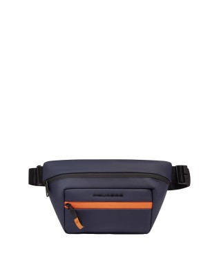  Piquadro - Marsupio in tessuto gommato con protezione RFID