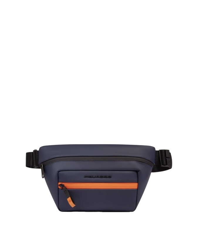  Piquadro - Marsupio in tessuto gommato con protezione RFID
