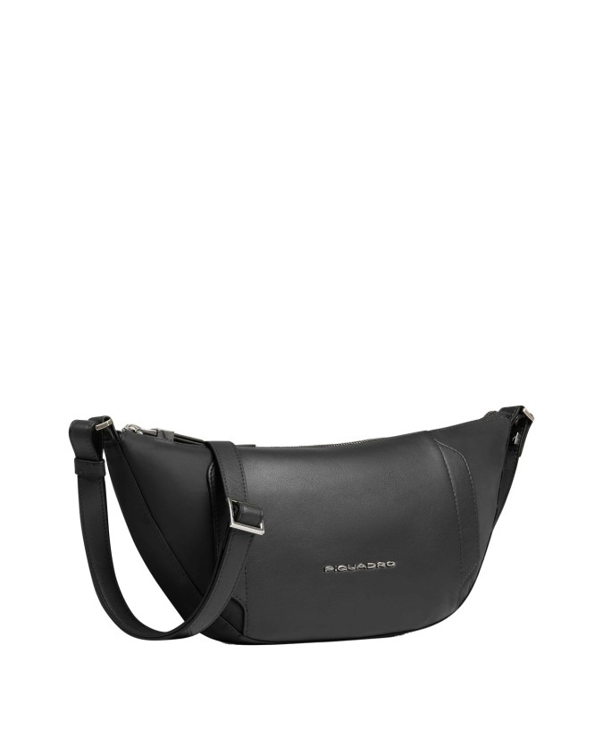  Piquadro - Marsupio donna in tessuto riciclato e pelle Circle
