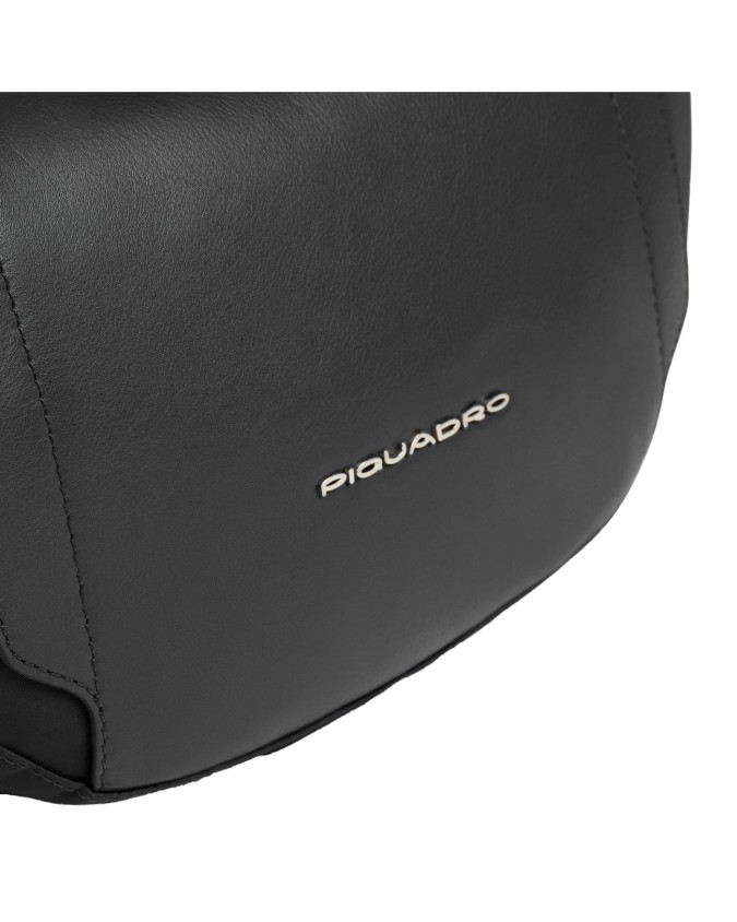  Piquadro - Marsupio donna in tessuto riciclato e pelle Circle