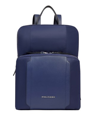 Piquadro - Expandable backpack made of recycled fabric...