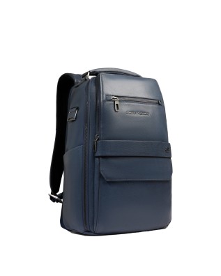  Piquadro - Zaino da viaggio in pelle personalizzabile porta pc 2