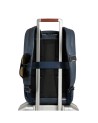  Piquadro - Zaino da viaggio in pelle personalizzabile porta pc