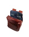  Piquadro - Zaino da viaggio in pelle personalizzabile porta pc