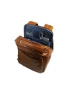  Piquadro - Zaino da viaggio in pelle personalizzabile porta pc