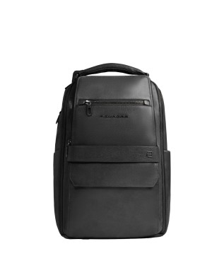  Piquadro - Zaino da viaggio in pelle personalizzabile porta pc