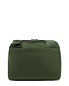 Piquadro - Men's horizontal crossbody bag for the iPad® mini, made of recycled fabric and Lyss leather