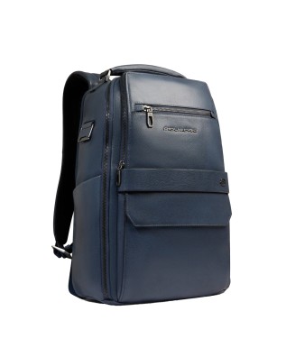  Piquadro - Zaino da viaggio in pelle personalizzabile porta pc 2